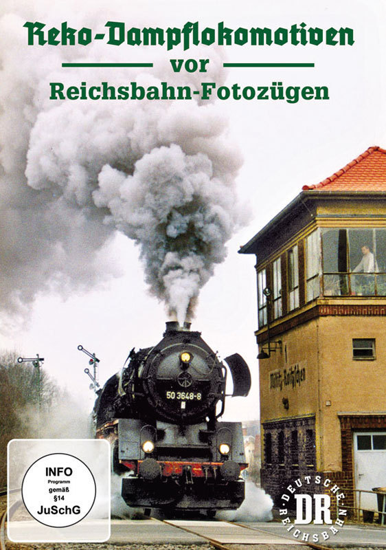 4250015782156 - Reko-Dampflokomotiven vor Deutsche Reichsbahn Fotozügen