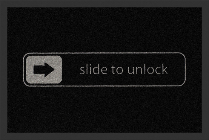 Fußmatte - Slide to unlock
