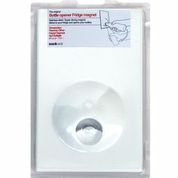 Flaschenöffner Kühlschrankmagnet - weiß