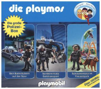 4260229660720 - Die Playmos - Die große Polizisten-Box (3CD-Box) - Simon X Rost Florian Fickel (Hörbuch)