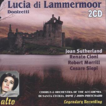 5055354420252 - Lucia Di Lammermoor - Sutherland Pritchard Chorus & Orchof Accademia (CD)