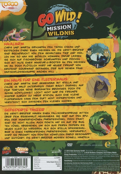 Go Wild! - Mission Wildnis - Haialarm, 1 DVD