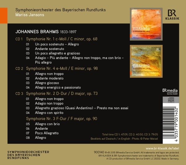 Die Sinfonien, 3 Audio-CDs