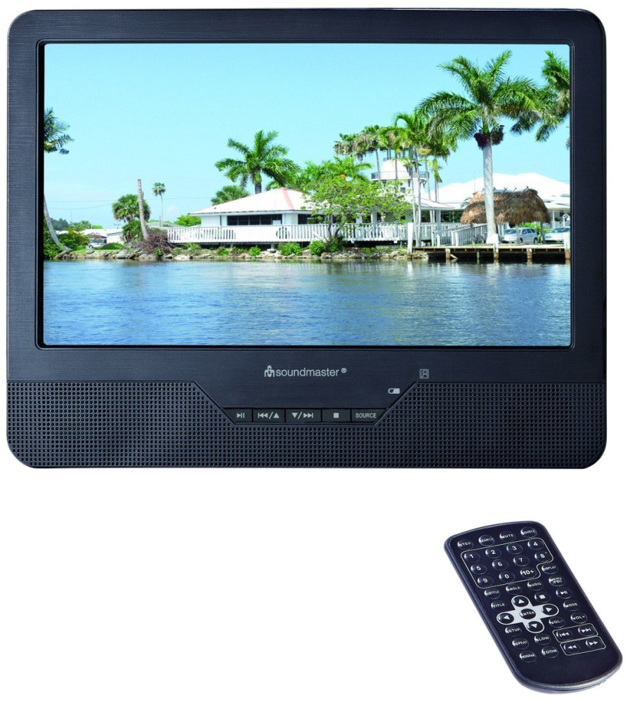 4005425004387 - PDB1800 tragbarer Dual-DVD-Player mit 2286 cm (9 Zoll) TFT-LCD-Bildschirm